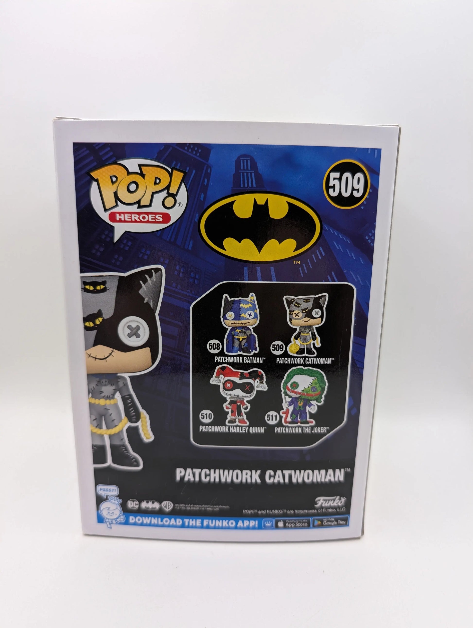 DC Comics Batman Patchwork Catwoman Funko POP! Vinyl 509 FRENLY BRICKS - Open 7 Days