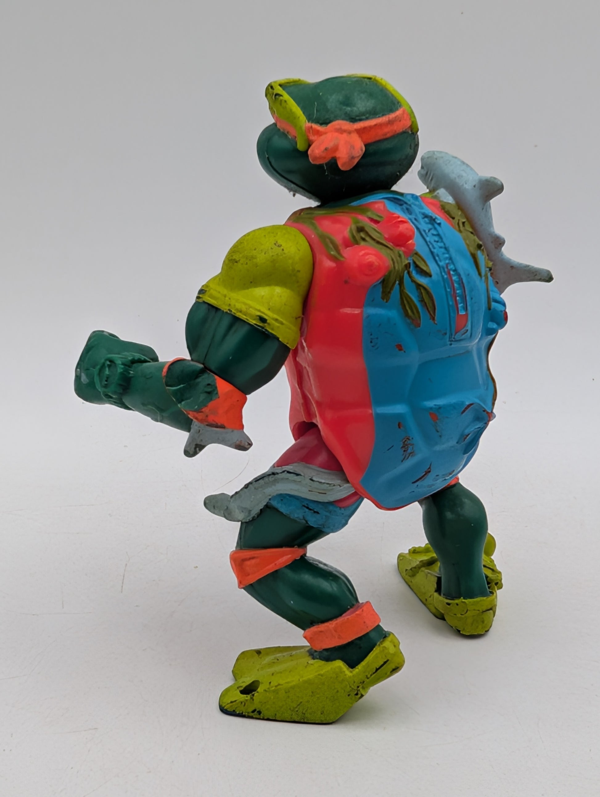 1990 Teenage Muntant Ninja Turtles Mike The Sewer Surfer Michelangelo Vintage image 4