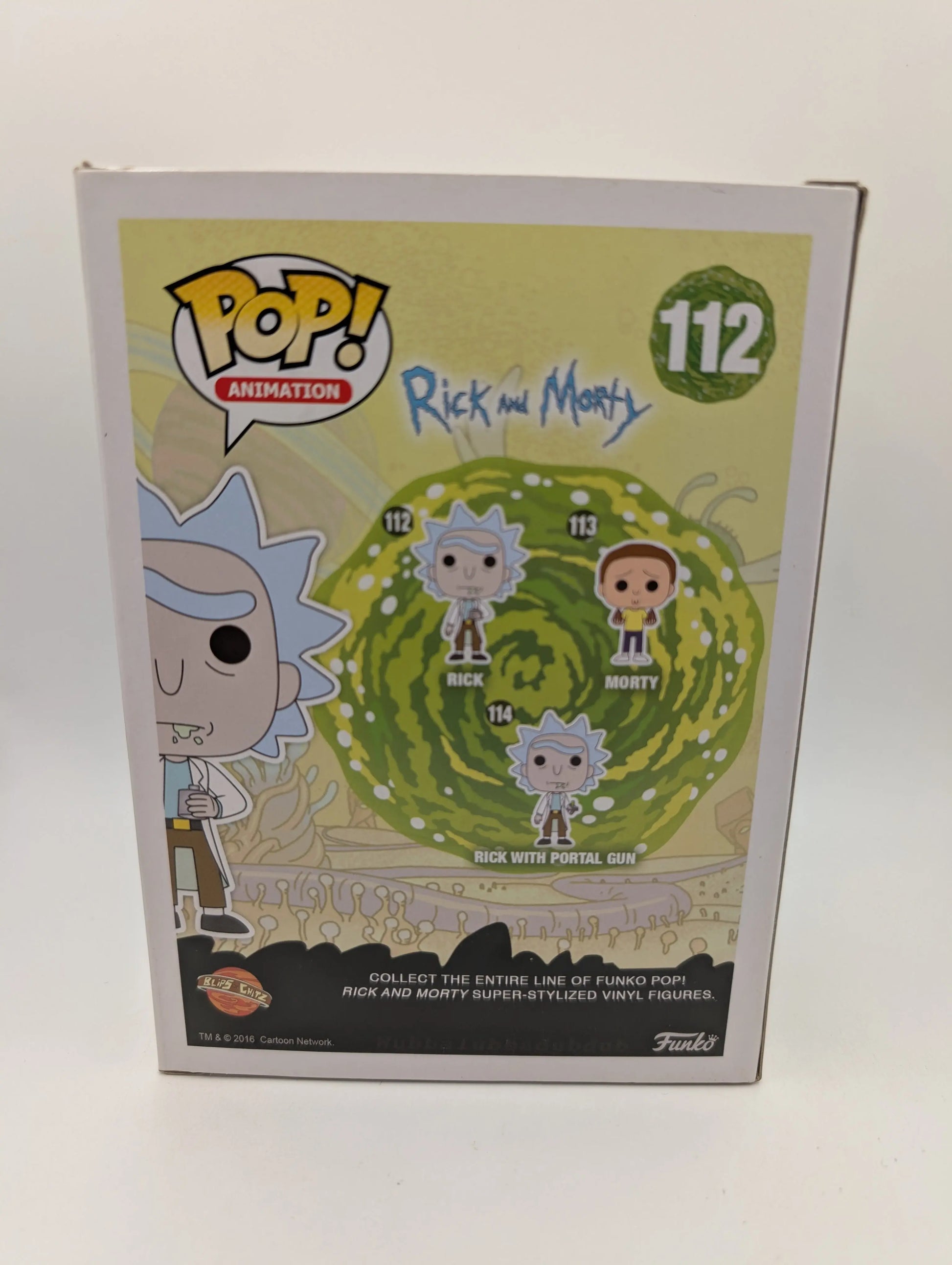 Funko Pop! Rick #112 Rick and Morty 2016 Animation Vaulted Collectible Figure FRENLY BRICKS - Open 7 Days