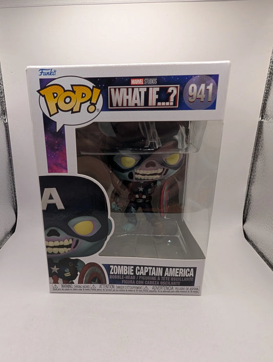 What If Zombie Captain America Pop! Vinyl Figure #941 FRENLY BRICKS - Open 7 Days