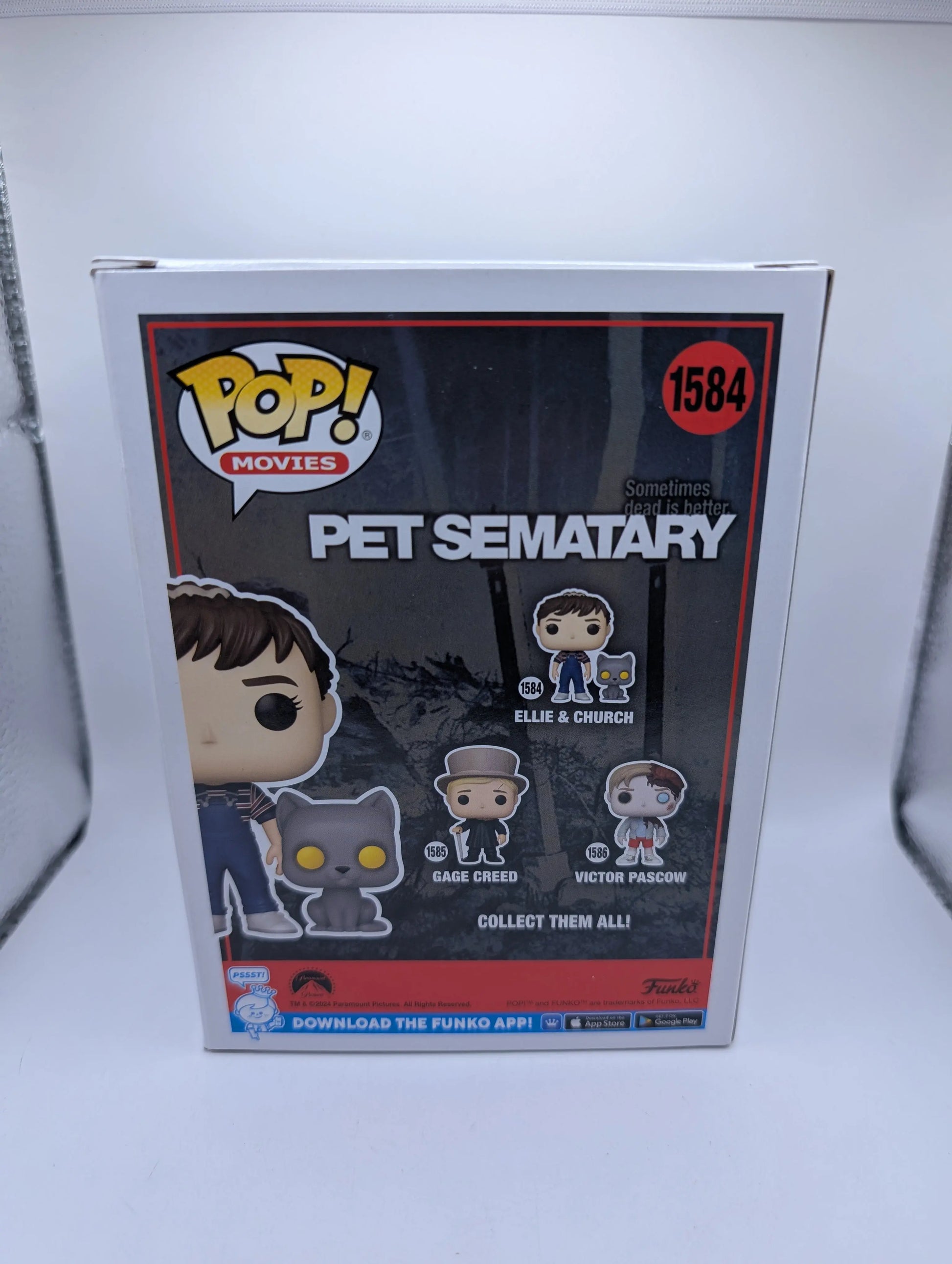 Pet Sematary - Ellie & Church Pop! Vinyl Figure #1584 FRENLY BRICKS - Open 7 Days