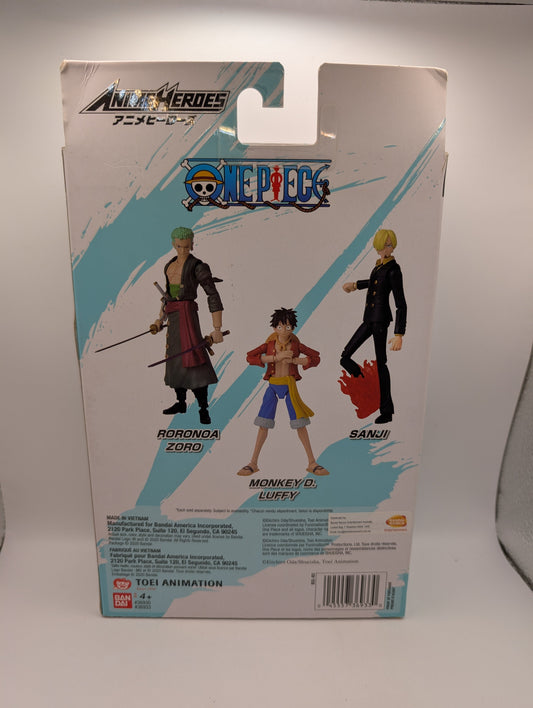 2023 Bandai One Piece Anime Heroes Sanji 6” Action Figure FACTORY SEALED BOX New FRENLY BRICKS - Open 7 Days