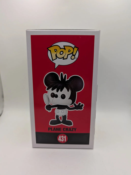 Funko Pop Plane Crazy #431 - Mickey The True Original 90 Years - Vaulted FRENLY BRICKS - Open 7 Days