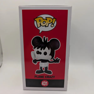 Funko Pop Plane Crazy #431 - Mickey The True Original 90 Years - Vaulted FRENLY BRICKS - Open 7 Days