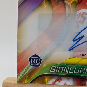 /50 Gianluca Prestianni 2024/25 Topps Finest UEFA Soccer RC Gold Ref. Auto FRENLY BRICKS - Open 7 Days