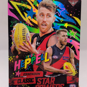 2022 Teamcoach Neon Star Powers - DYSON HEPPELL  SP-24  Essendon FRENLY BRICKS - Open 7 Days
