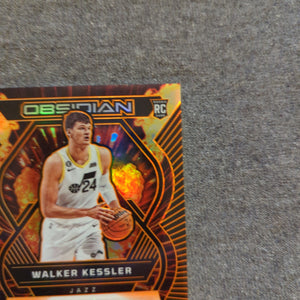 2022-2 Panini Obsidian Walker Kessler RC Rookie Volcanic AUTO /50 FRENLY BRICKS - Open 7 Days