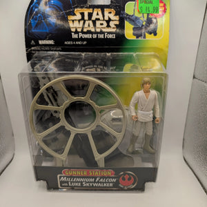 STAR WARS - KENNER - POTF - GUNNER STATION - MILLENNIUM FALCON Luke Skywalker FRENLY BRICKS - Open 7 Days