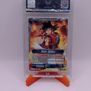 2017 Dragon Ball S #P-026  Promo Draft Box 01 Goku ARK Graded 10 FRENLY BRICKS - Open 7 Days