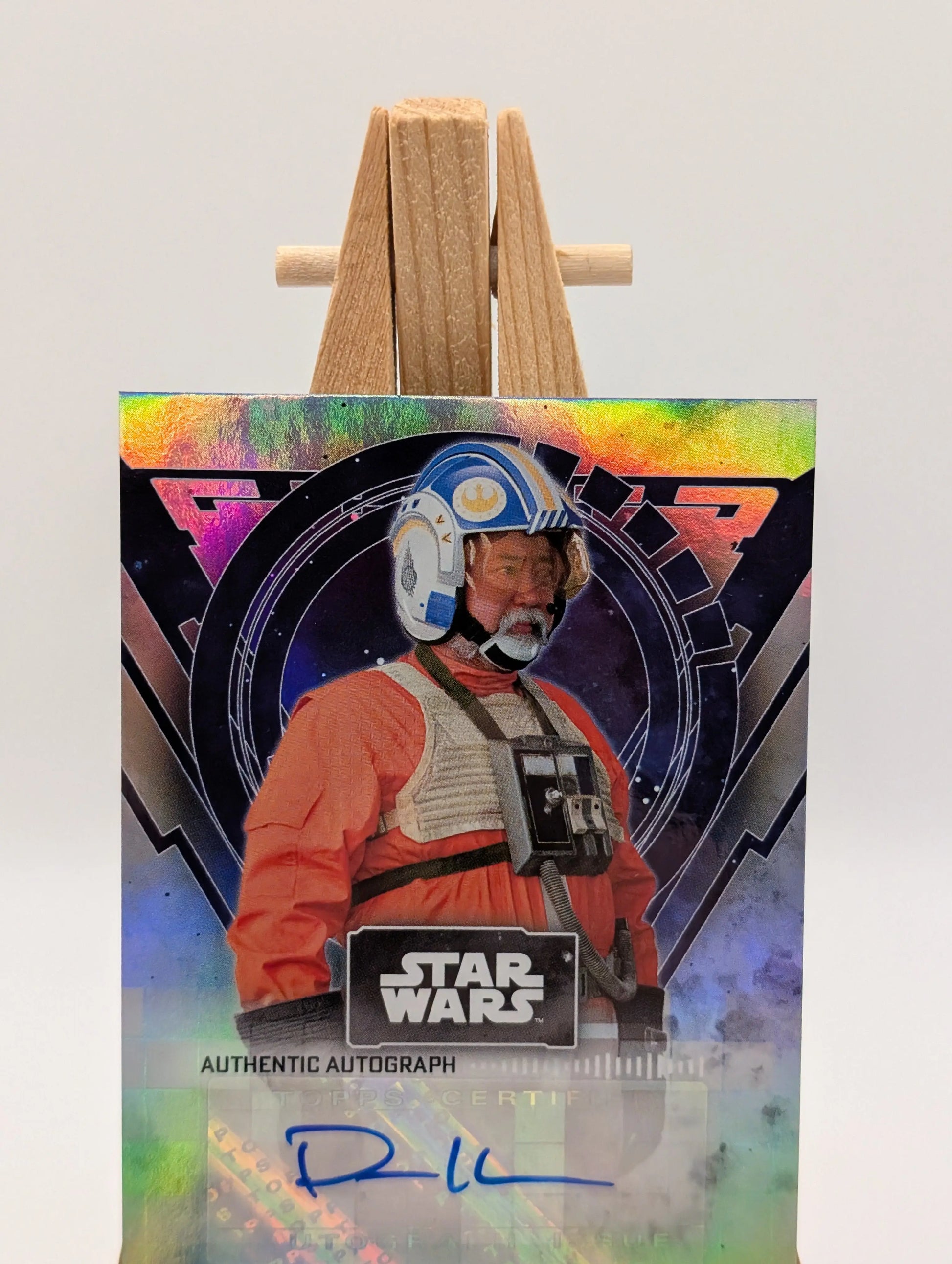 2022 Star Wars Signature Series Paul Sun-Hyung Lee Captain Carson Teva Auto FRENLY BRICKS - Open 7 Days