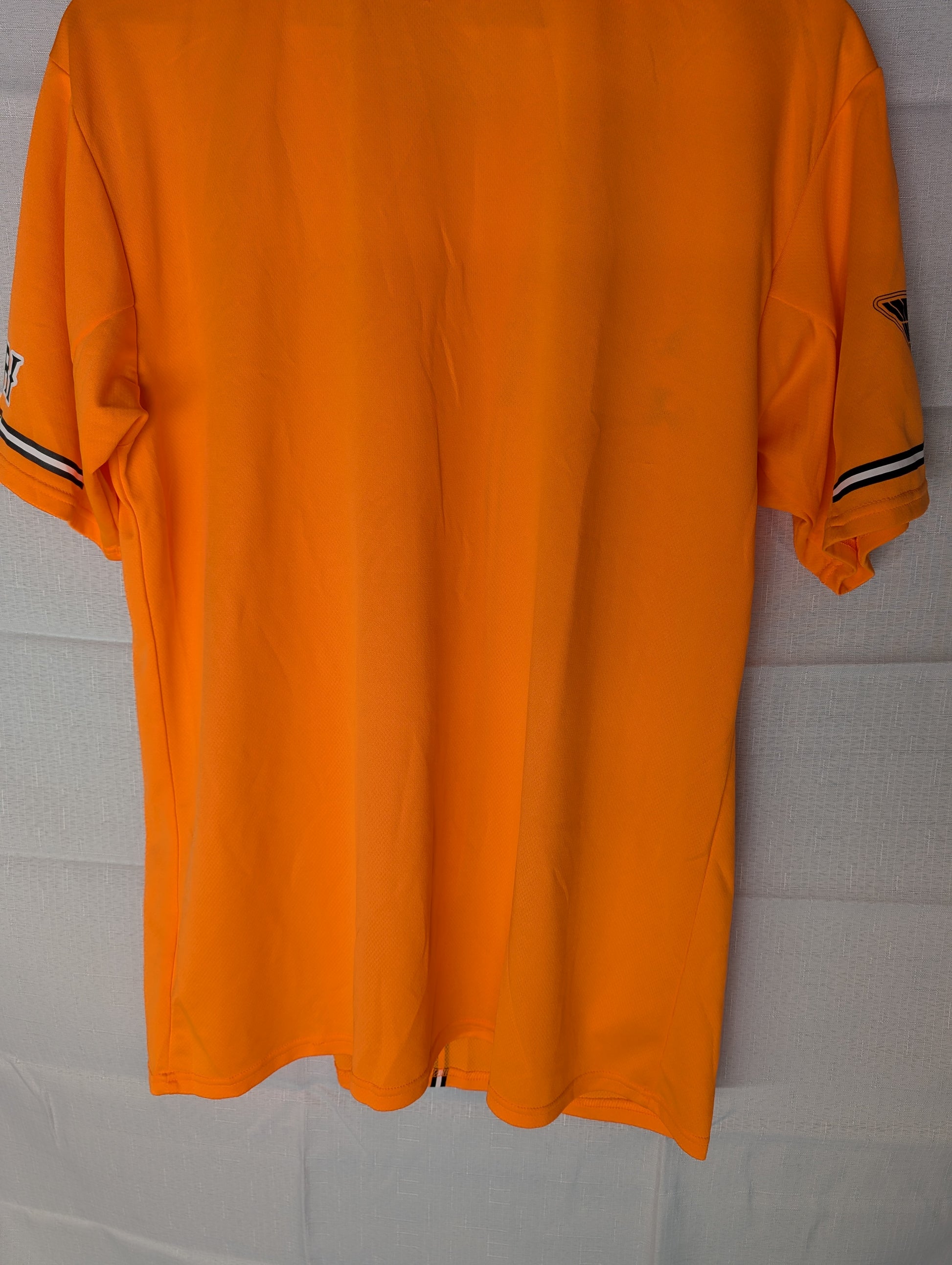 Nippon Baseball Adidas Yohiuri Giants Orange Blank Jersey Large