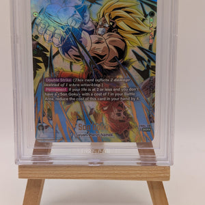 Son Goku FB05-119 SCR Alt Alternate Art DBS Fusion World New Adventure NM BGS 9.5 FRENLY BRICKS - Open 7 Days