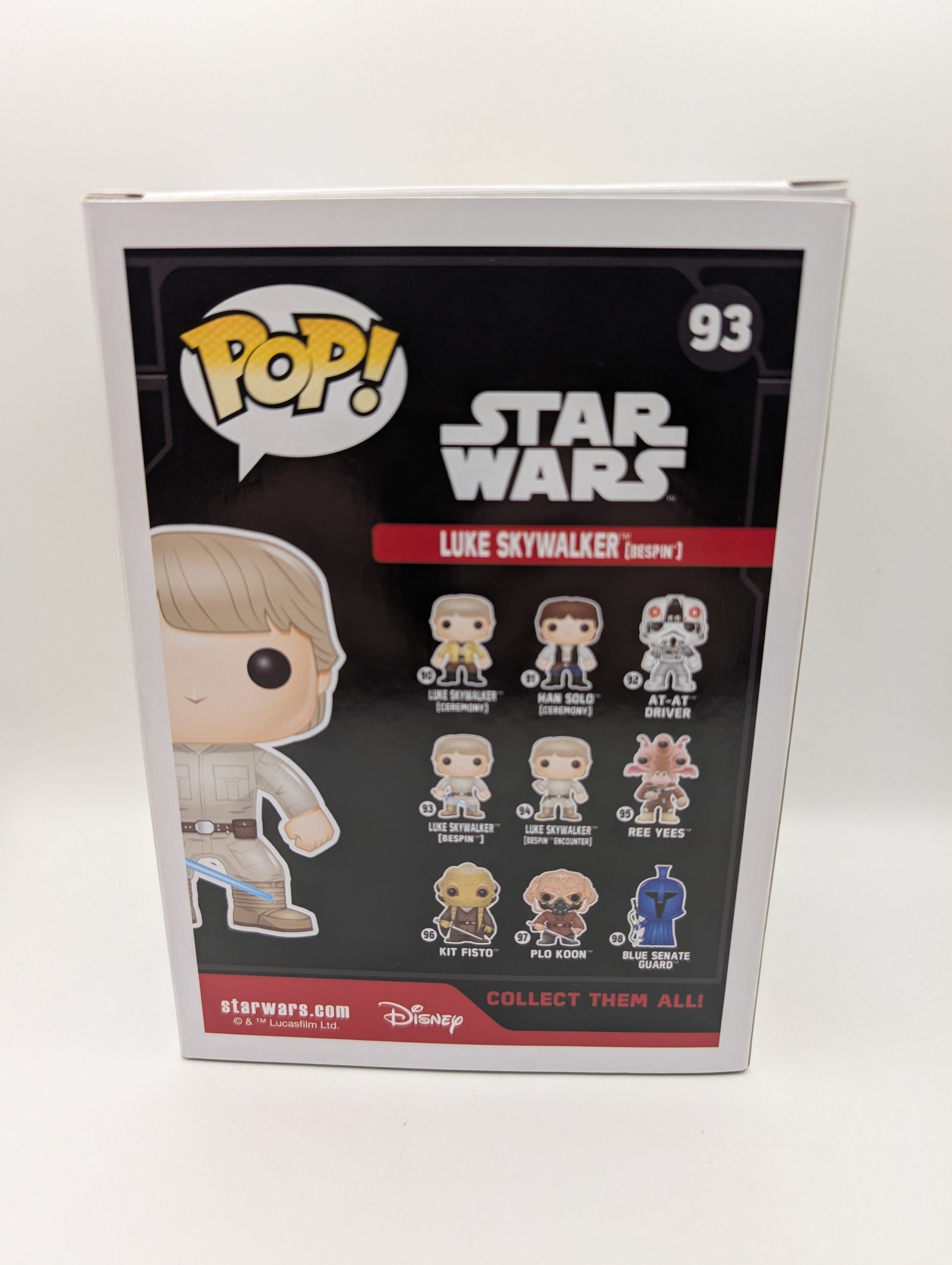 Funko Pop! 2016 Star Wars Luke Skywalker (Bespin) #93 FRENLY BRICKS - Open 7 Days