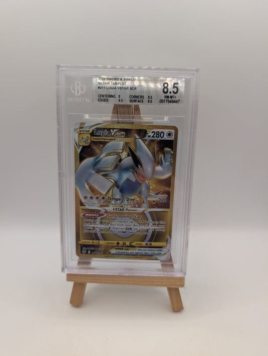 2022 Pokémon BGS 8.5 Lugia Vstar SCR Silver Tempest #211 FRENLY BRICKS - Open 7 Days