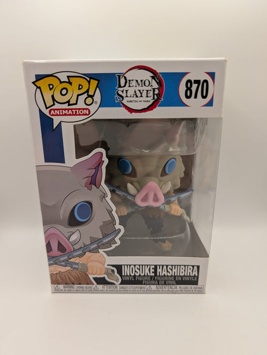 Funko POP! Demon Slayer Inosuke Hashibira #870 FRENLY BRICKS - Open 7 Days
