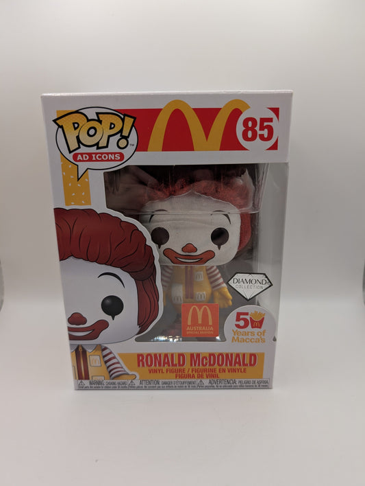 RONALD MCDONALD AUSTRALIA EXCLUSIVE DIAMOND GLITTER FUNKO POP VINYL FIGURE #85 FRENLY BRICKS - Open 7 Days