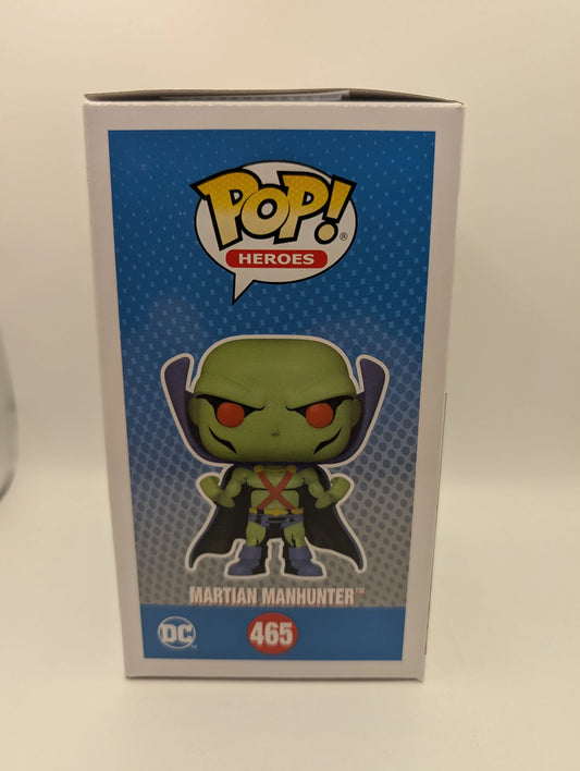 FUNKO POPS HEROES JUSTICE LEAGUE MARTIAN MAN HUNTER  #465 FRENLY BRICKS - Open 7 Days