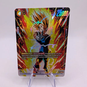 DBS Dragon Ball Fusion World FB03-089 Vegeta SR ALT Card FRENLY BRICKS - Open 7 Days