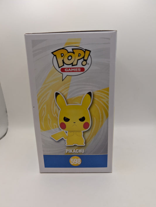 PIKACHU Pokemon Flocked 2020 NYCC Fall Funko POP! #598 FRENLY BRICKS - Open 7 Days