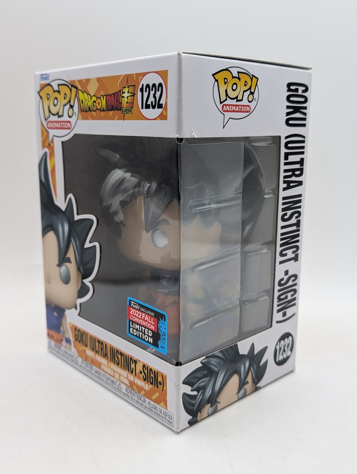 Funko Pop! Dragon Ball Goku Ultra Instinct Sign #1232 2022 Fall NYCC
