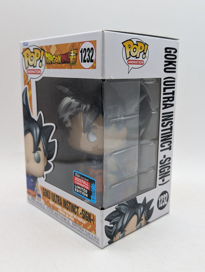 Funko Pop! Dragon Ball Goku Ultra Instinct Sign #1232 2022 Fall NYCC