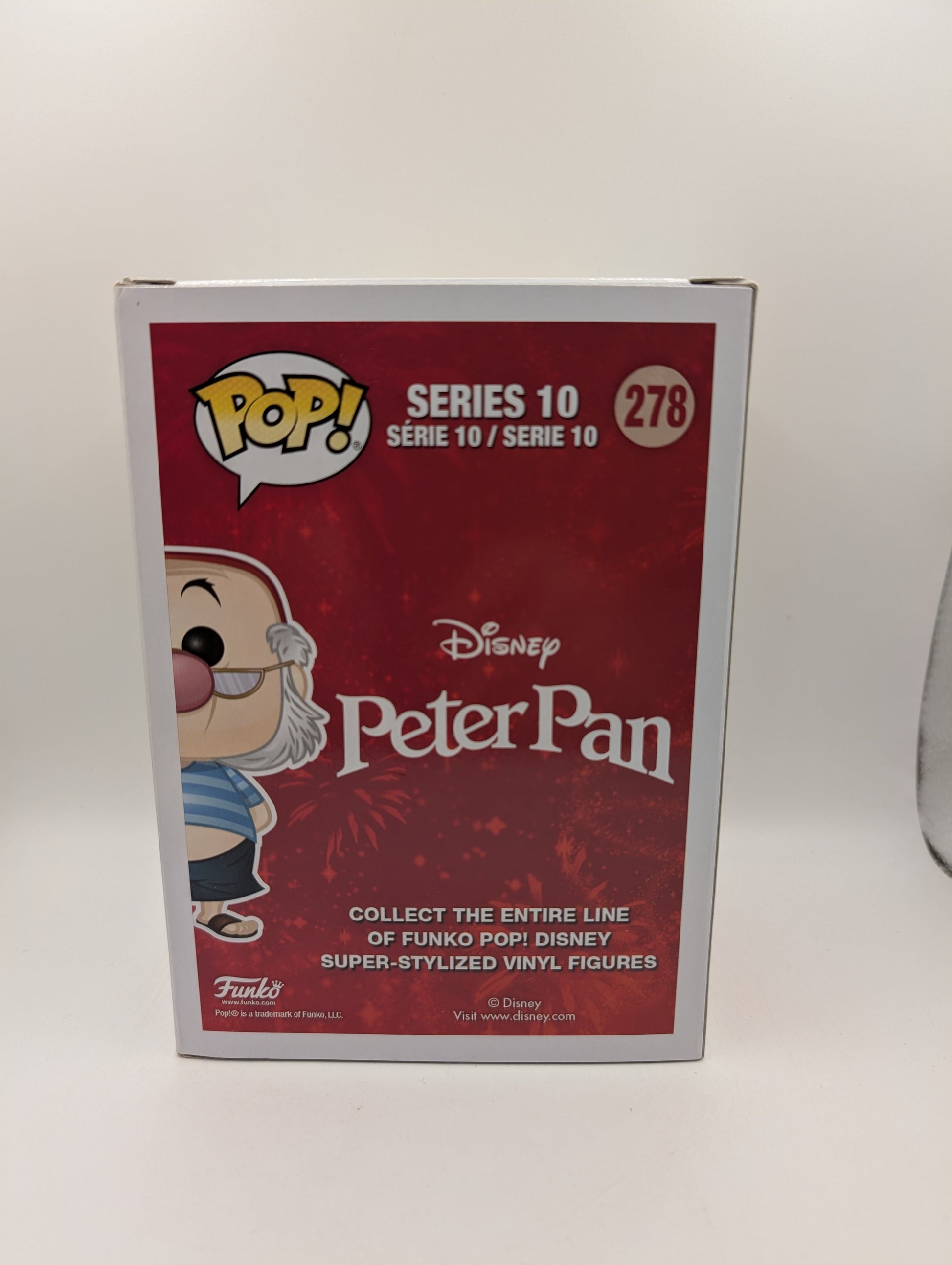 Smee - 278 - Pop Vinyl - Peter Pan - Disney - Disney Treasures - VAULTED FRENLY BRICKS - Open 7 Days