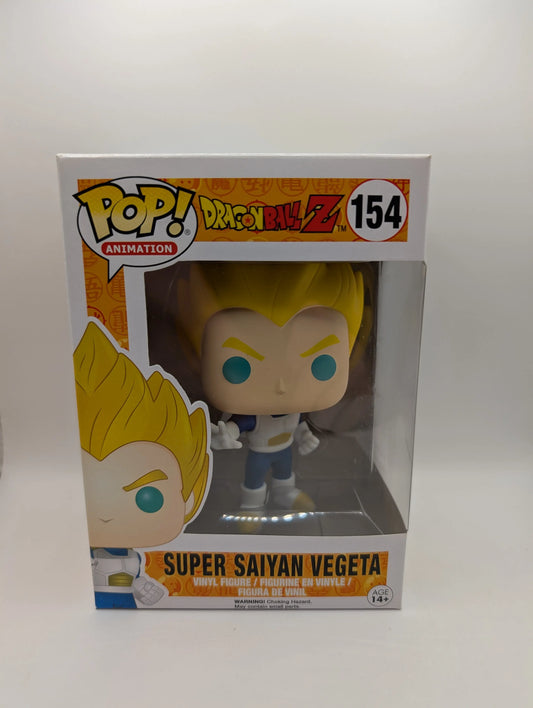 Funko Pop! Vinyl Dragon Ball Z Super Saiyan Vegeta (154) FRENLY BRICKS - Open 7 Days