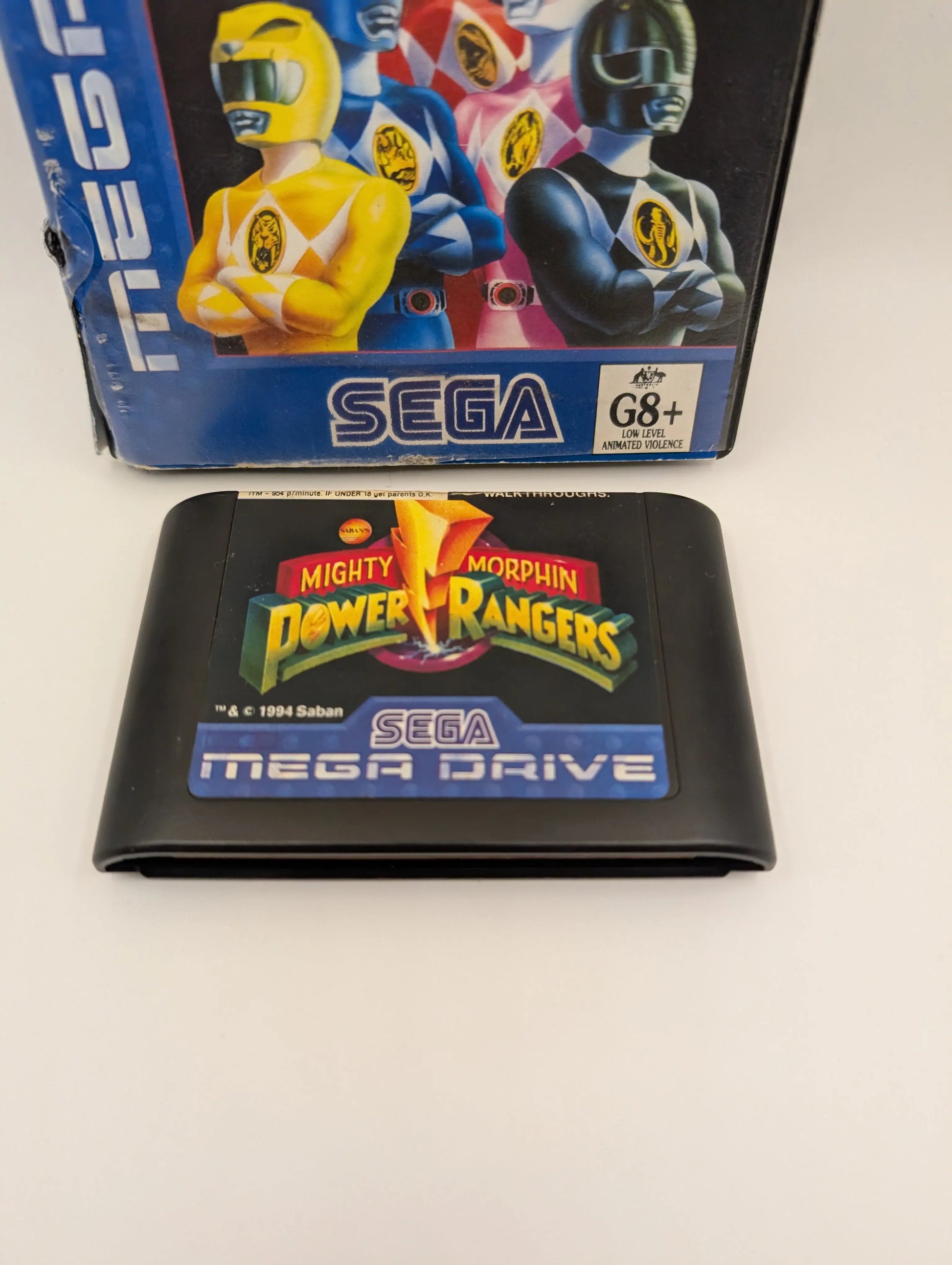 Mighty Morphin Power Rangers (Sega CD Video Game, 1995) FRENLY BRICKS - Open 7 Days