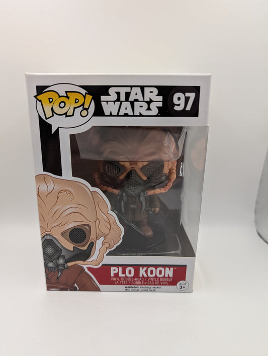 Star Wars: Plo Koon Funko Pop Vinyl Figure #97  2016 FRENLY BRICKS - Open 7 Days
