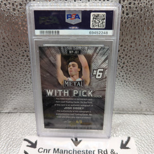 2021 LEAF Metal Draft - #JG1 - Josh Giddey WITH PICK Auto /5 PSA 10 FRENLY BRICKS - Open 7 Days