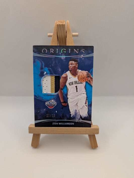 2021-22 Origins Panini Zion Williamson Three Color Patch /25 FRENLY BRICKS - Open 7 Days