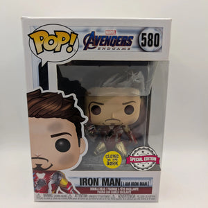 Iron Man I Am Iron Man Glow 580 Avengers Endgame Marvel Funko Pop Vinyl FRENLY BRICKS - Open 7 Days