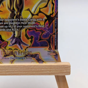 Golden Frieza SCR* FB02-140 Secret Rare Alt Art DBS Fusion World - Blazing Aura FRENLY BRICKS - Open 7 Days