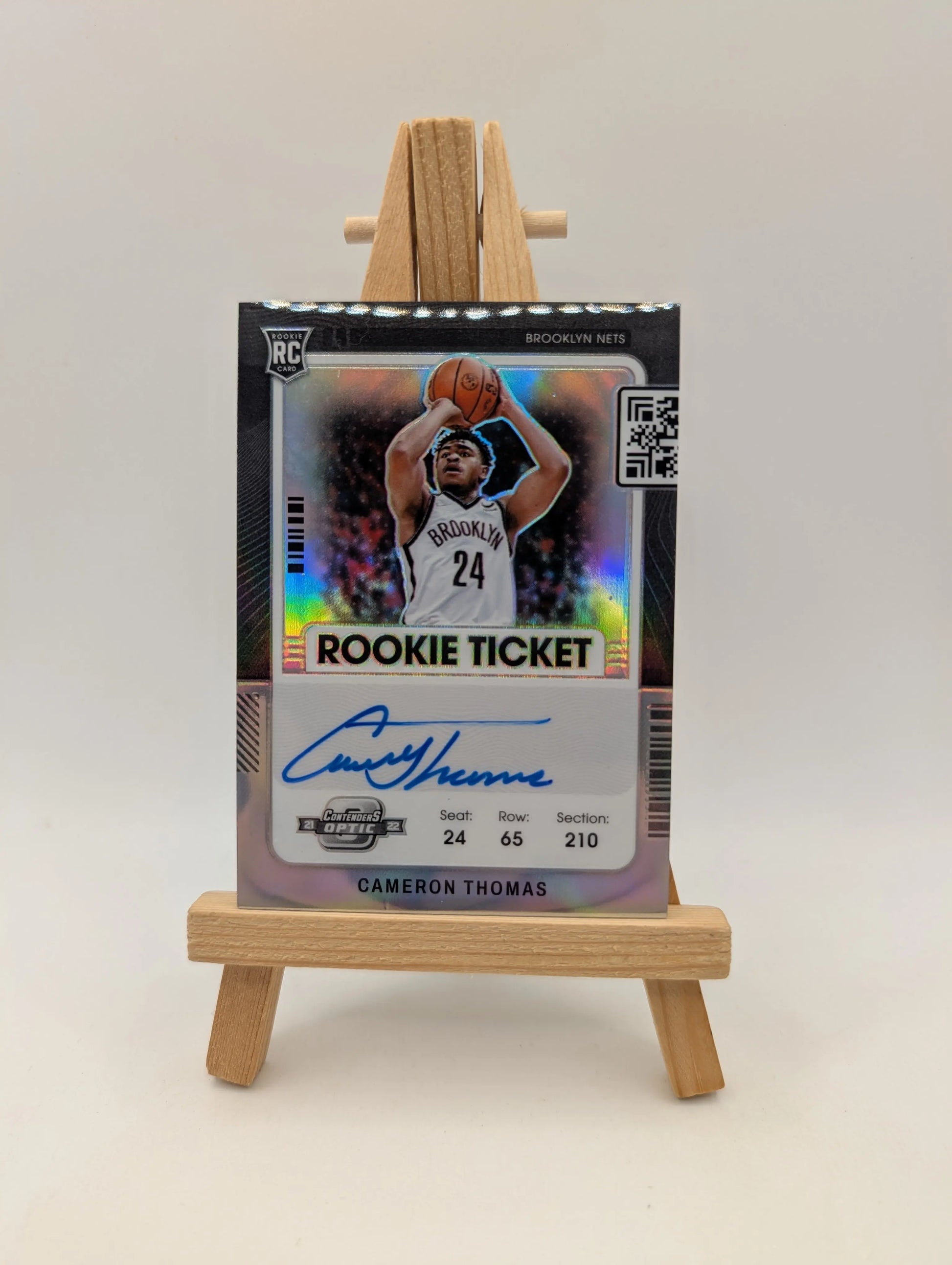 2021 Contenders Optic Cameron Thomas Variation Auto 137 FRENLY BRICKS - Open 7 Days
