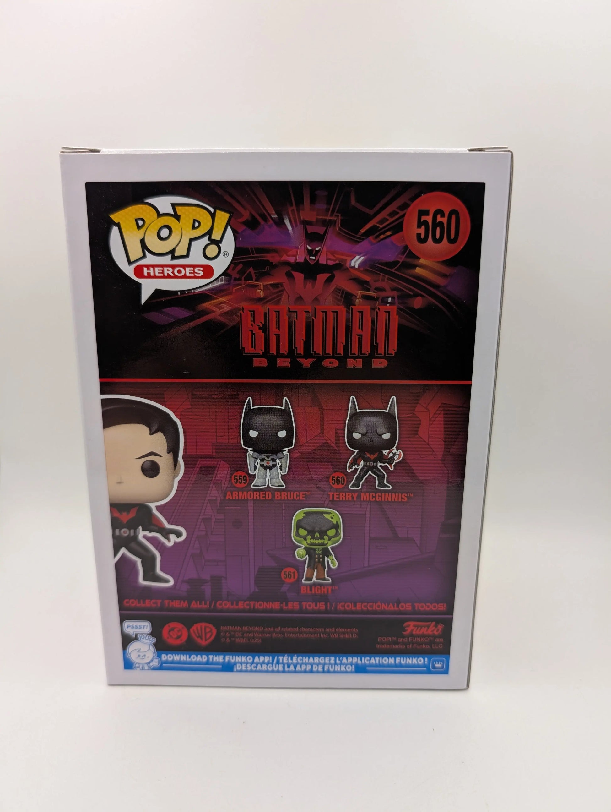 Funko Pop Vinyl Heroes Batman Beyond Terry McGinnis Chase 560 FRENLY BRICKS - Open 7 Days