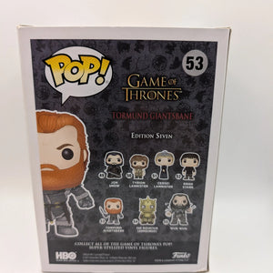 Tormund Giantsbane #53 - Game Of Thrones - Funko Pop Vinyl Figure FRENLY BRICKS - Open 7 Days