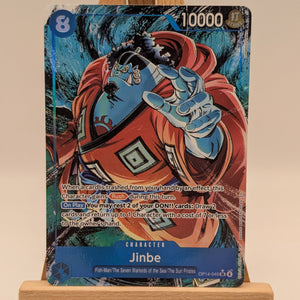 One Piece TCG Jinbe OP14-049 SR Alt Art FRENLY BRICKS - Open 7 Days