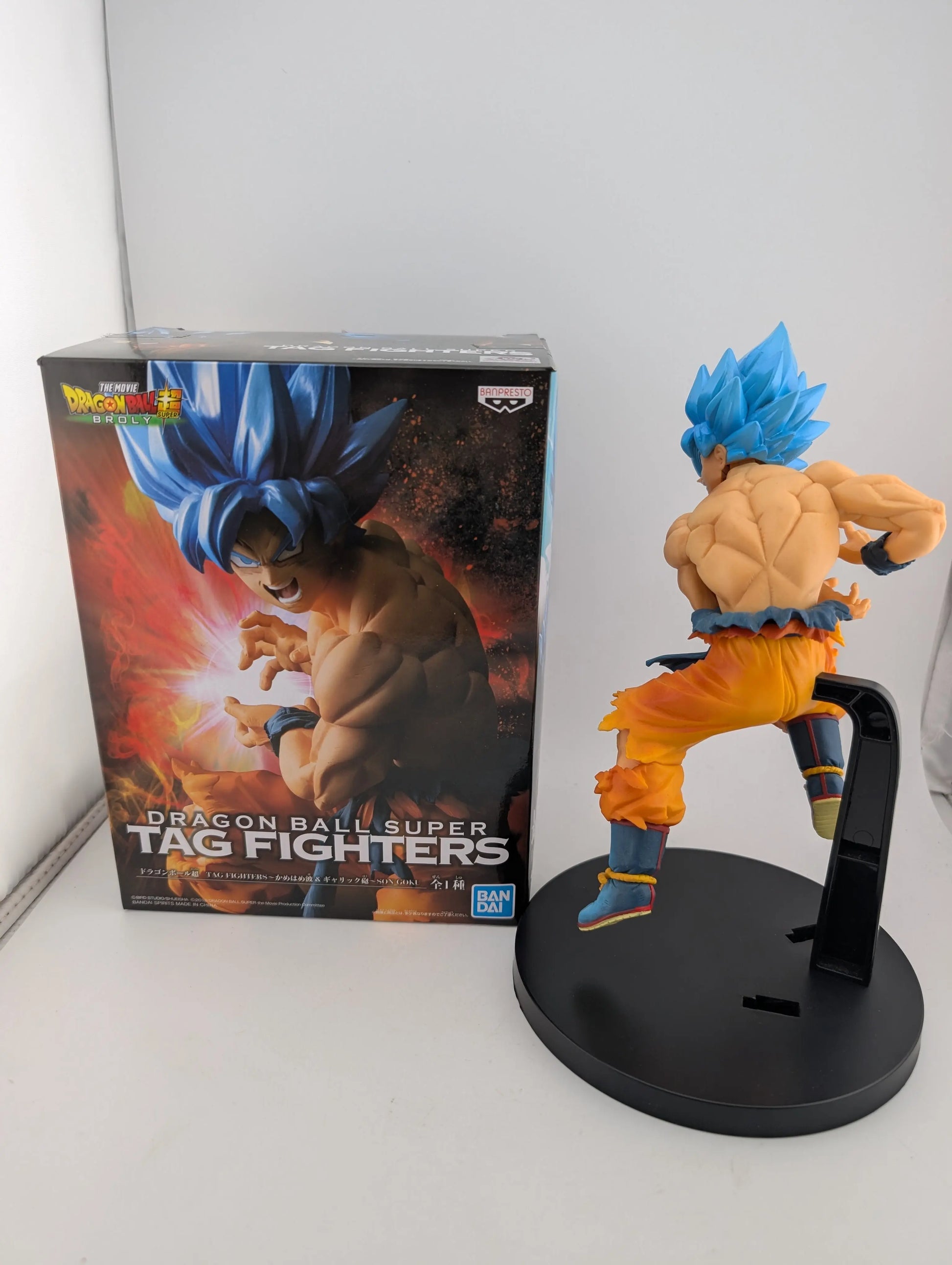Bandai Banpresto Dragon Ball Super Tag Fighters SSGSS Goku Son ex display FRENLY BRICKS - Open 7 Days