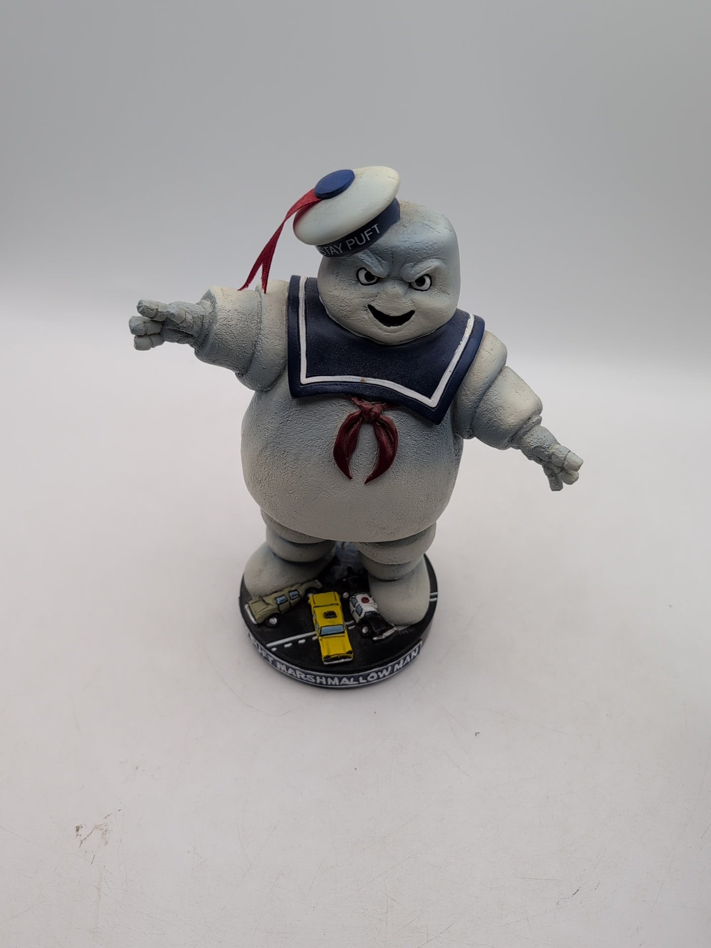 NECA Stay Puft Marshmallow Man Ghostbusters Head Knocker Bobble Head Figure 2008 FRENLY BRICKS - Open 7 Days