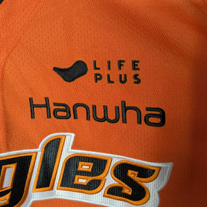 KBO Spyder Hanwha Eagles 2024 Authentic Orange Home XXL Jersey