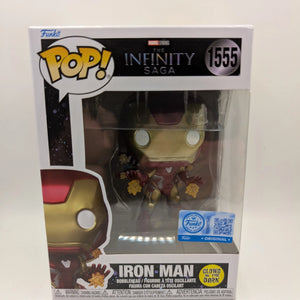Funko Avengers Endgame Iron Man Beams Glow In The Dark Pop! Vinyl Figure #1555 FRENLY BRICKS - Open 7 Days