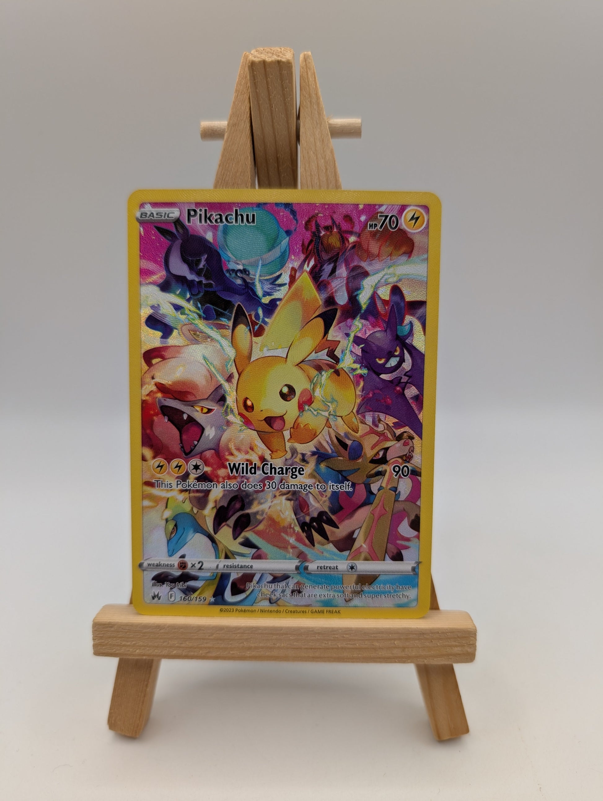 Pikachu (Secret) 160/159 Crown Zenith Secret Rare NM FRENLY BRICKS - Open 7 Days