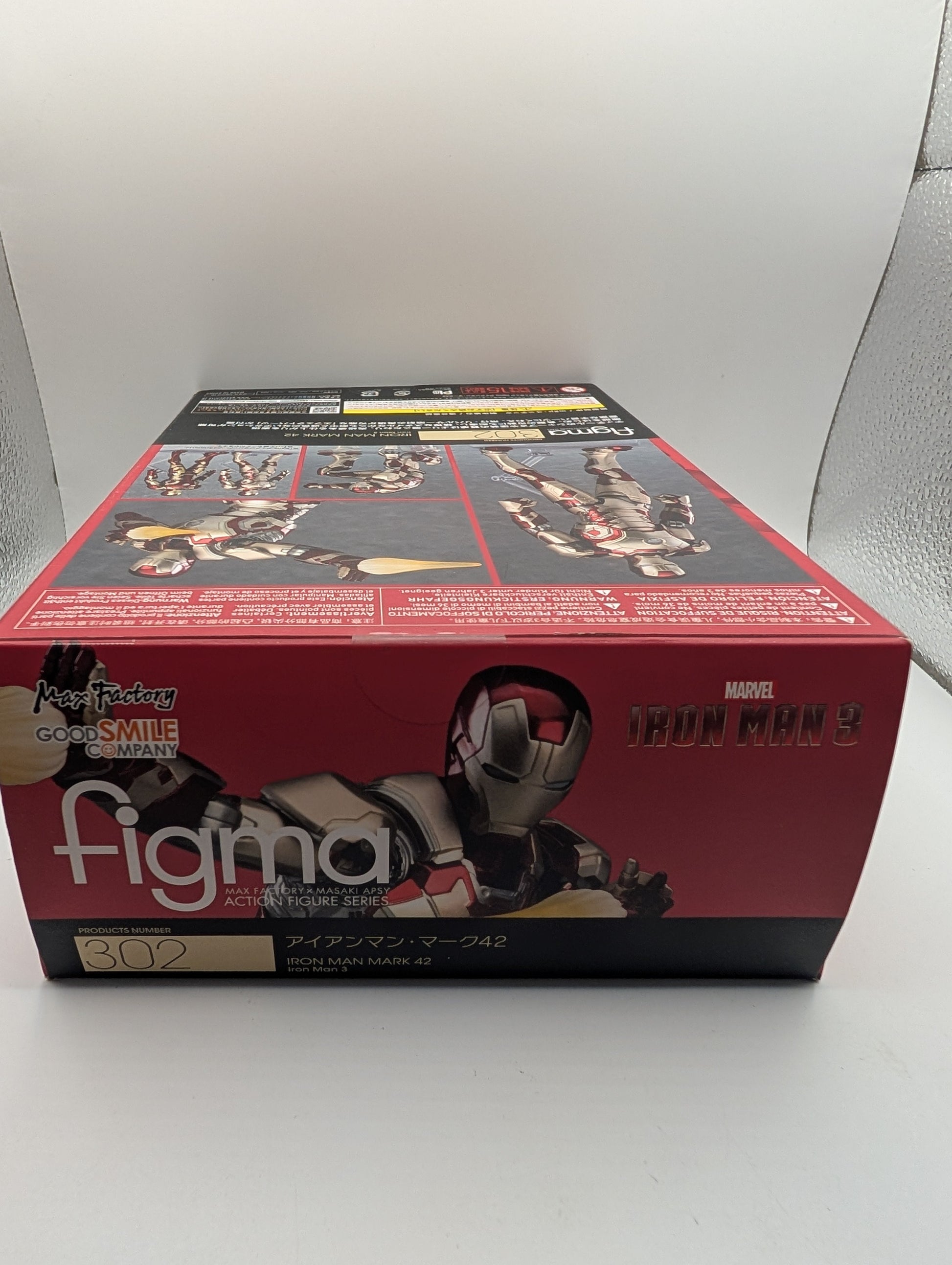 Figma 302 Iron Man Mark 42 Action Figure in box FRENLY BRICKS - Open 7 Days