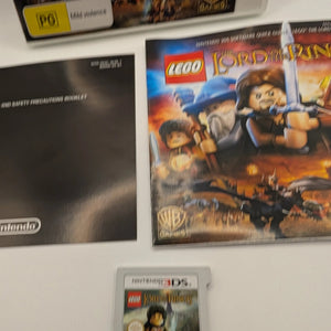 Lego The Lord of the Rings Nintendo 3DS PAL, Manual, Case, Game LOTR Video Game FRENLY BRICKS - Open 7 Days