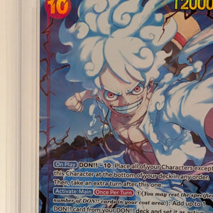Monkey.D.Luffy (OP05-119) (Alternate Art) OP05-PRB01 PSA 10 FRENLY BRICKS - Open 7 Days