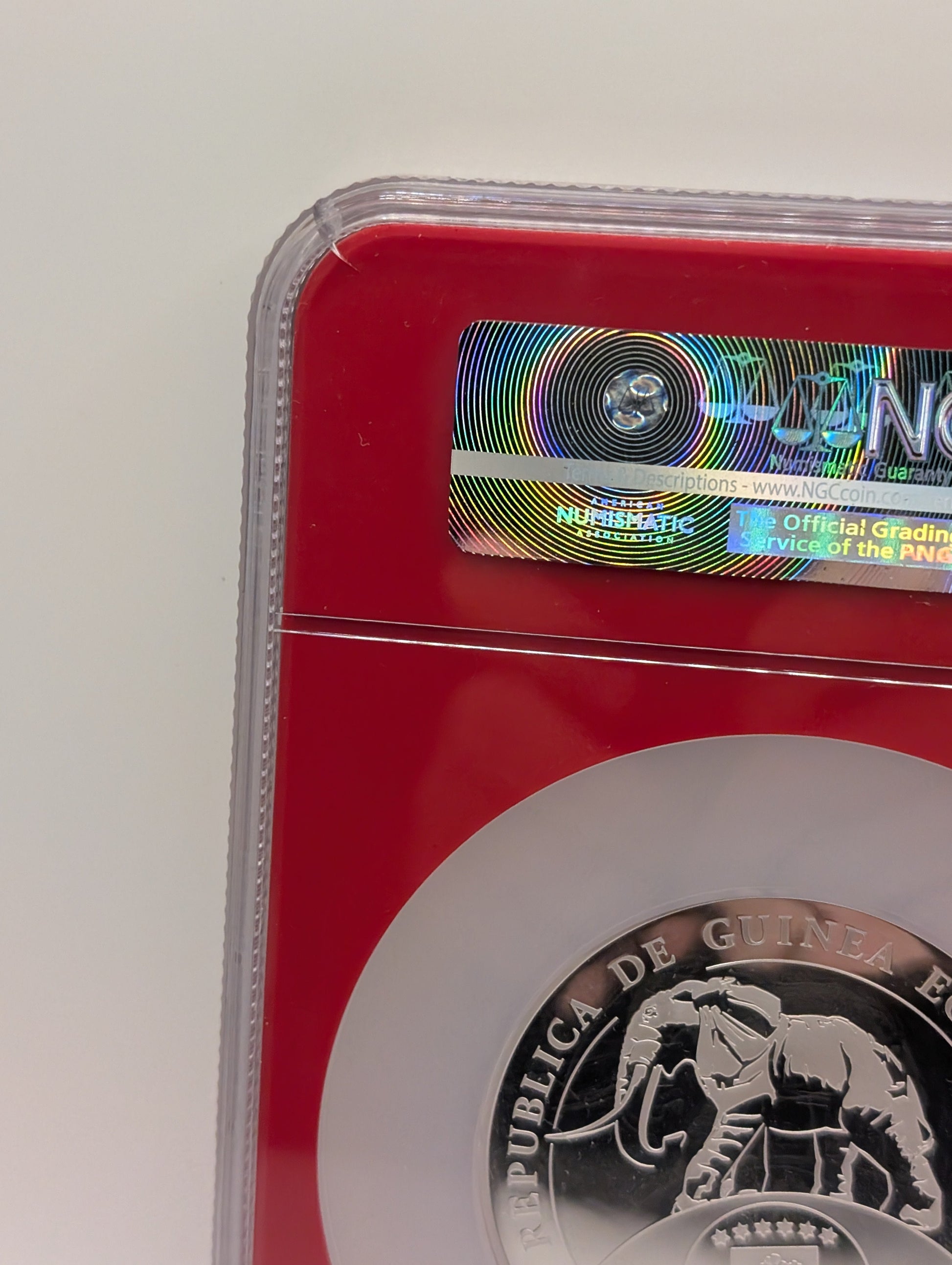 Equatorial Guinea 2017 Silver 1,000 Francos Donald Trump Inaugural Releases NGC Proof-70 UC (Red Frame Holder FRENLY BRICKS - Open 7 Days