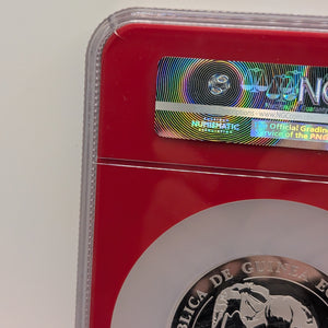 Equatorial Guinea 2017 Silver 1,000 Francos Donald Trump Inaugural Releases NGC Proof-70 UC (Red Frame Holder FRENLY BRICKS - Open 7 Days
