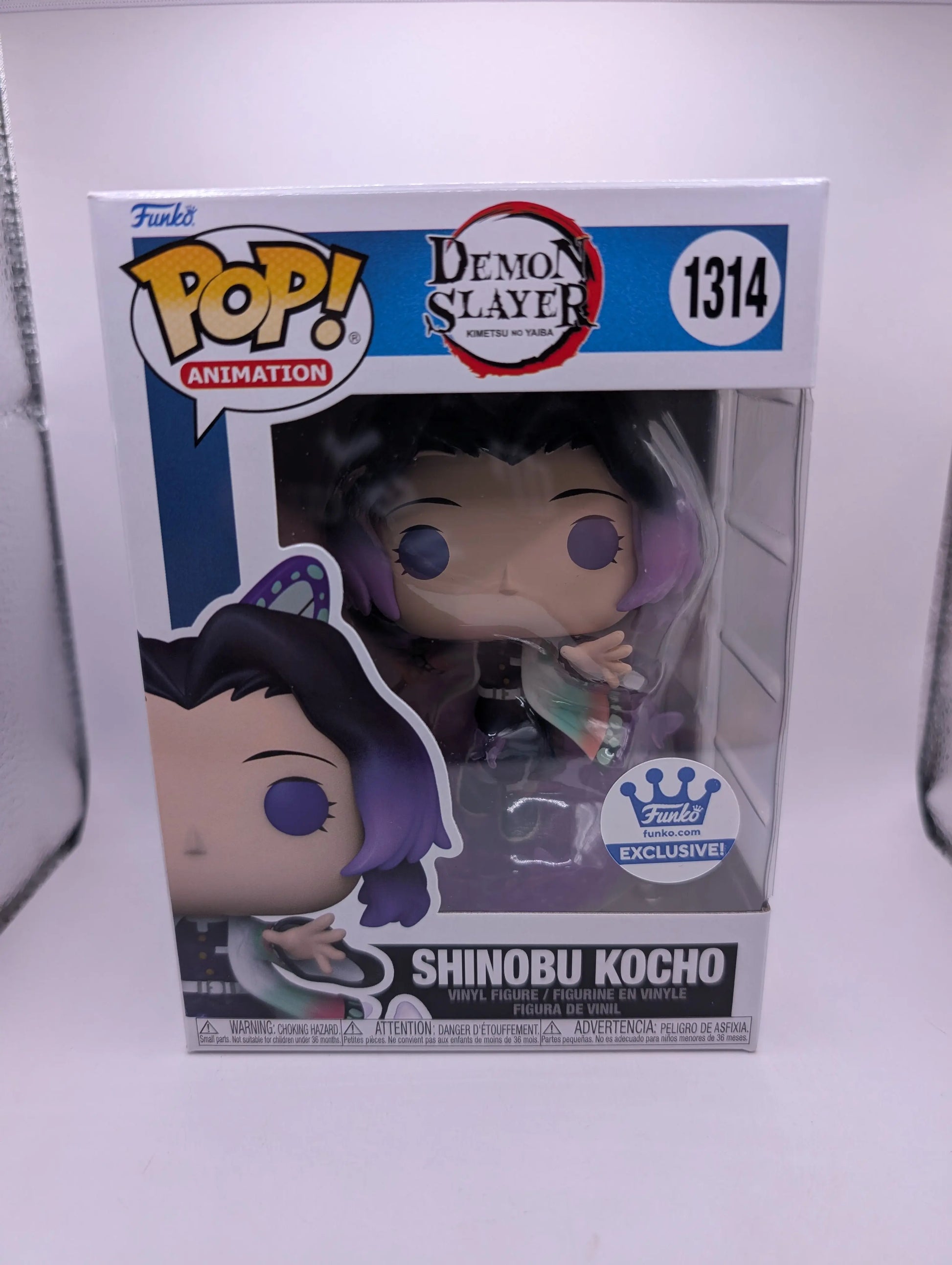 Shinobu Kocho Exclusive 1314 Demon Slayer Funko Pop Vinyl Figure FRENLY BRICKS - Open 7 Days