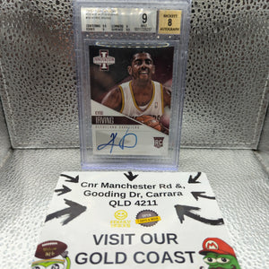 2012-13 Innovation Rookie Autographs #18 Kyrie Irving BGS 9 AUTO 8 FRENLY BRICKS - Open 7 Days