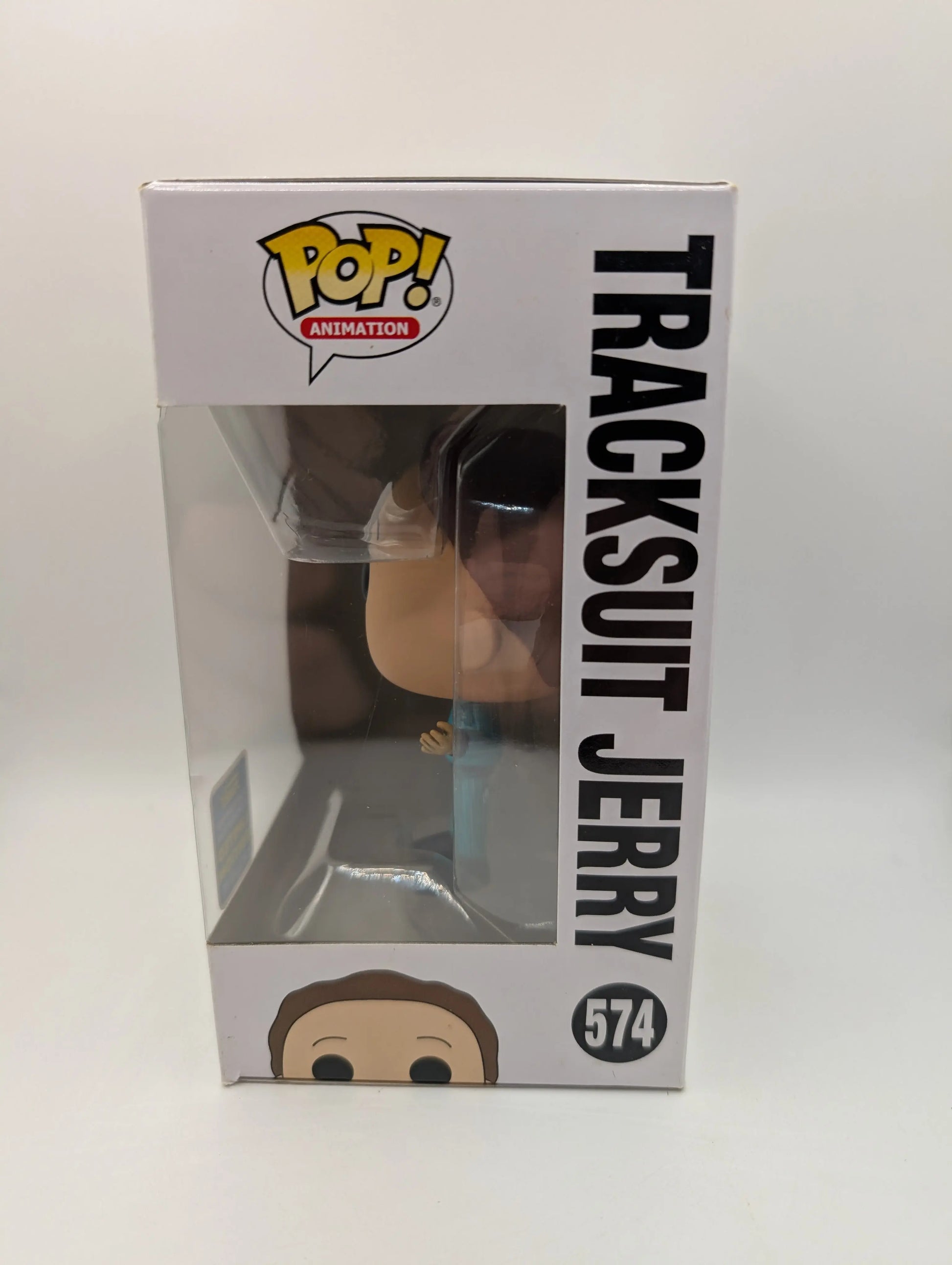 Funko Pop! Tracksuit Jerry #574 Rick and Morty 2019 SDCC Exclusive Vaulted FRENLY BRICKS - Open 7 Days